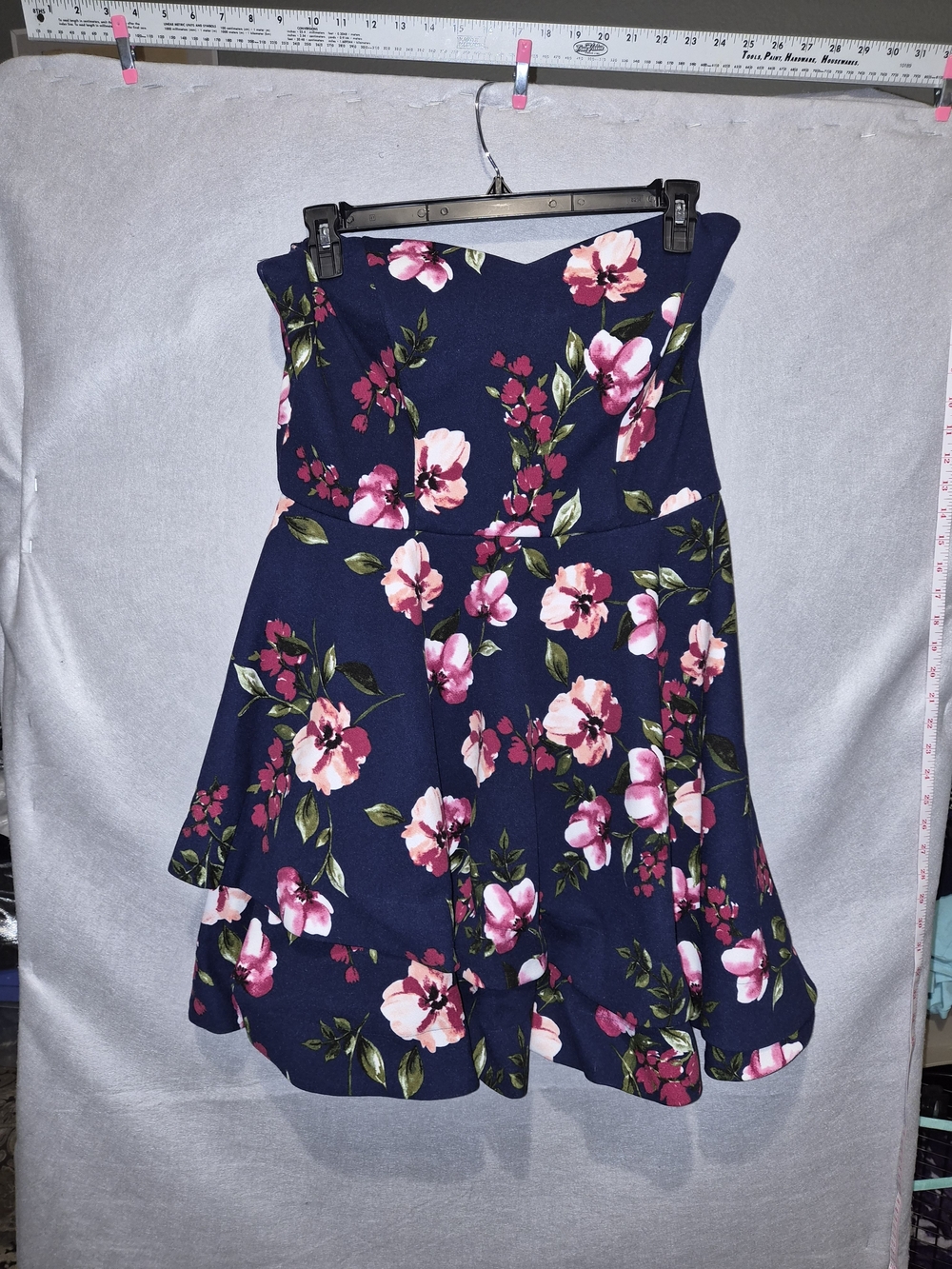 B. Darlin Floral Fit & Flare Dress – Size 16W